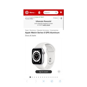 $329.99 Apple Watch Series 6 Gps 多色可选