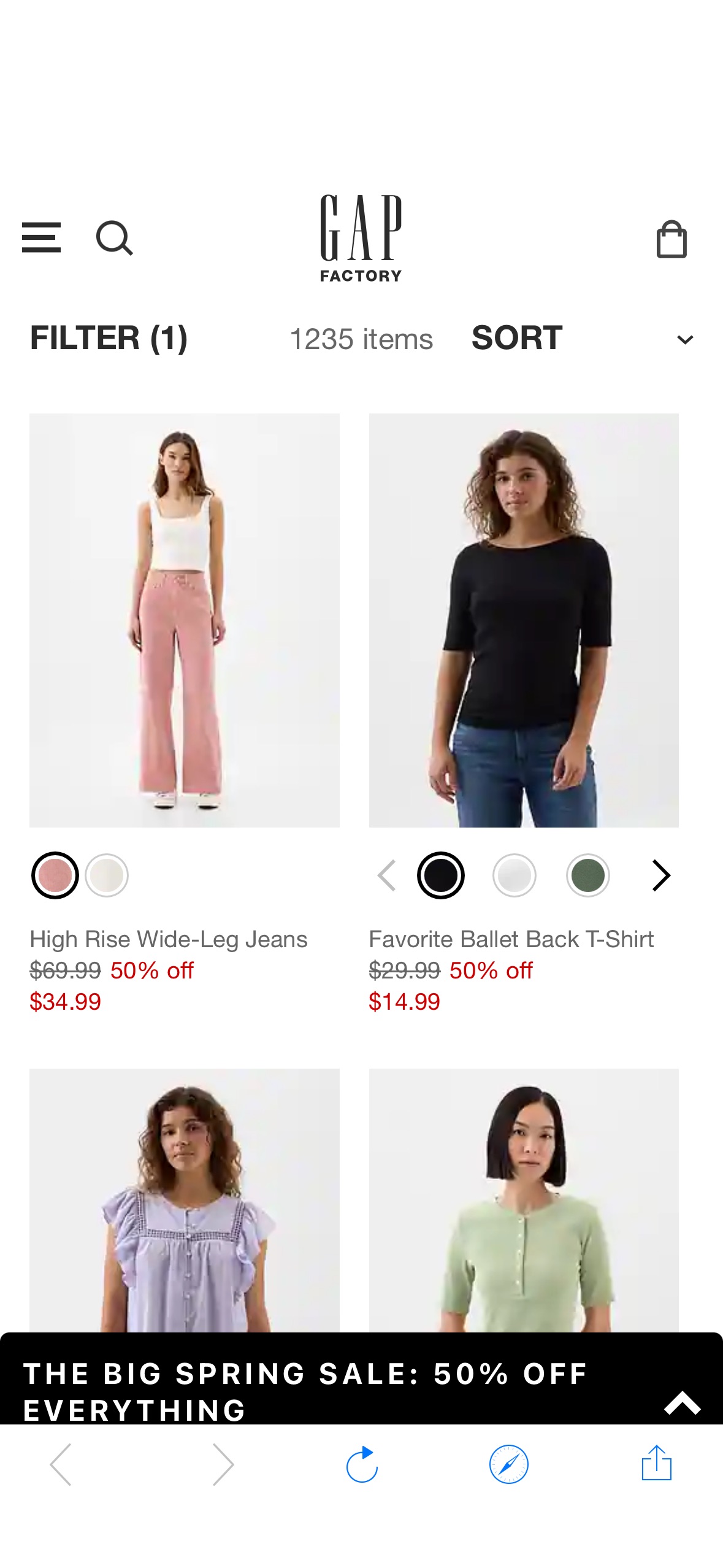 GAP Factory Clearance Sale! Up to 80% Off at Checkout