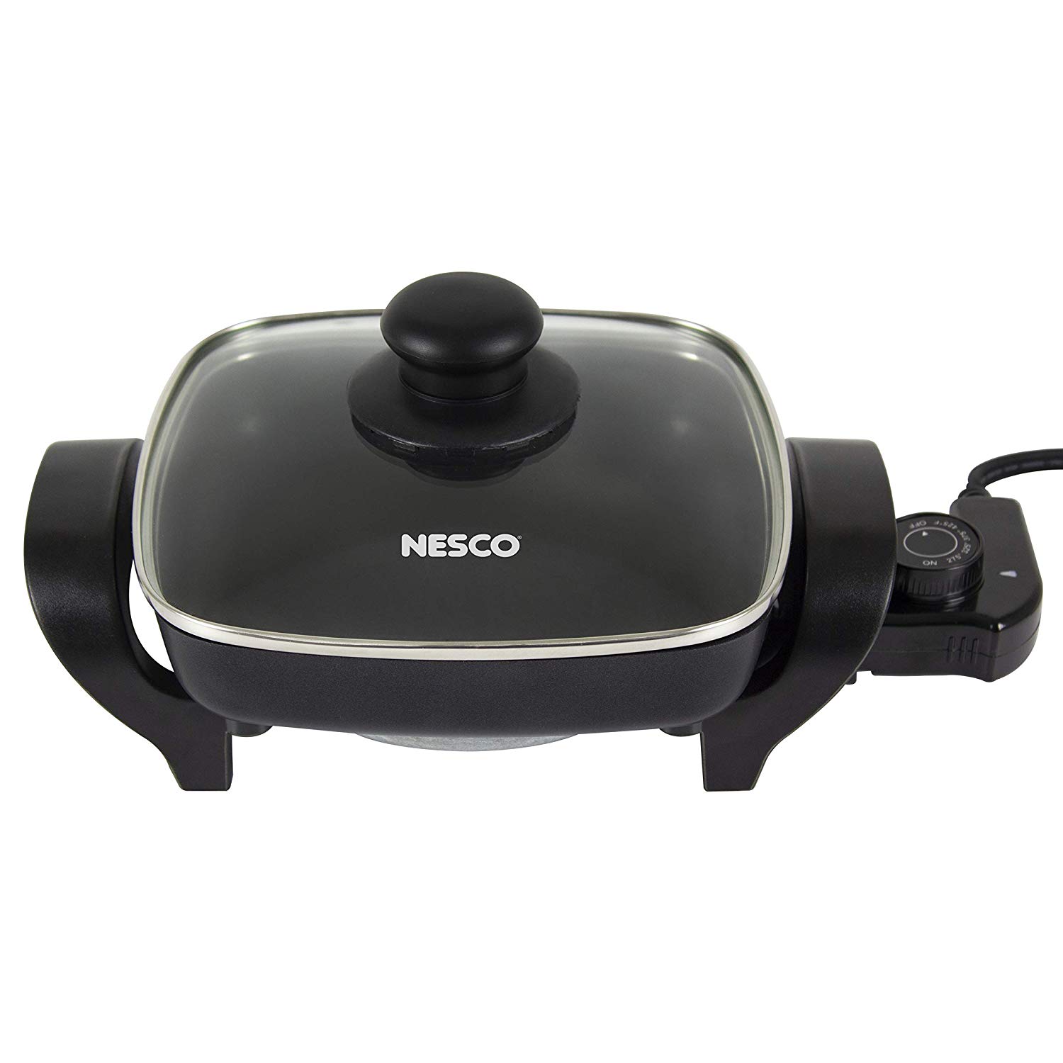 Amazon.com: NESCO ES-08，电煮锅，黑色，8英寸，1800瓦