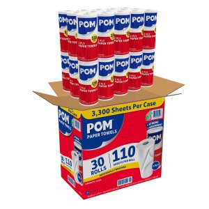 $35.83POM Individually Wrapped 2-Ply Paper Towels  30 rolls