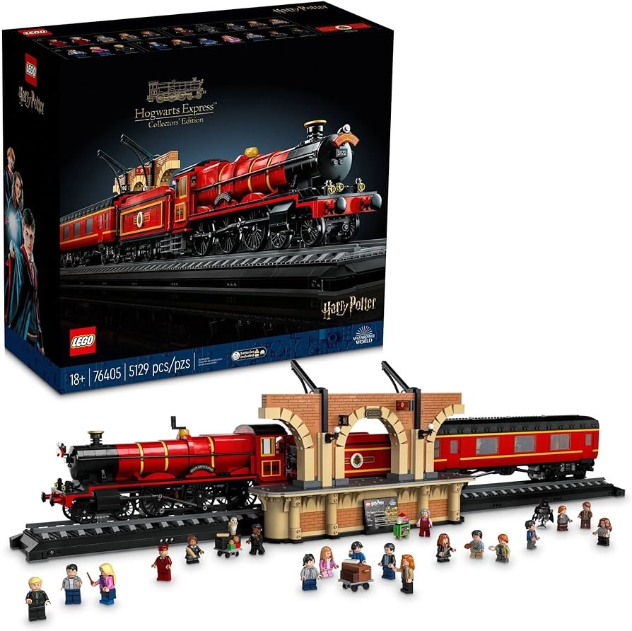 Amazon.com: LEGO Harry Potter Hogwarts Express – Collectors' Edition 76405, Iconic Replica Model Steam Train from The Films, Collectible Memorabilia Set for Adults : Toys & Games