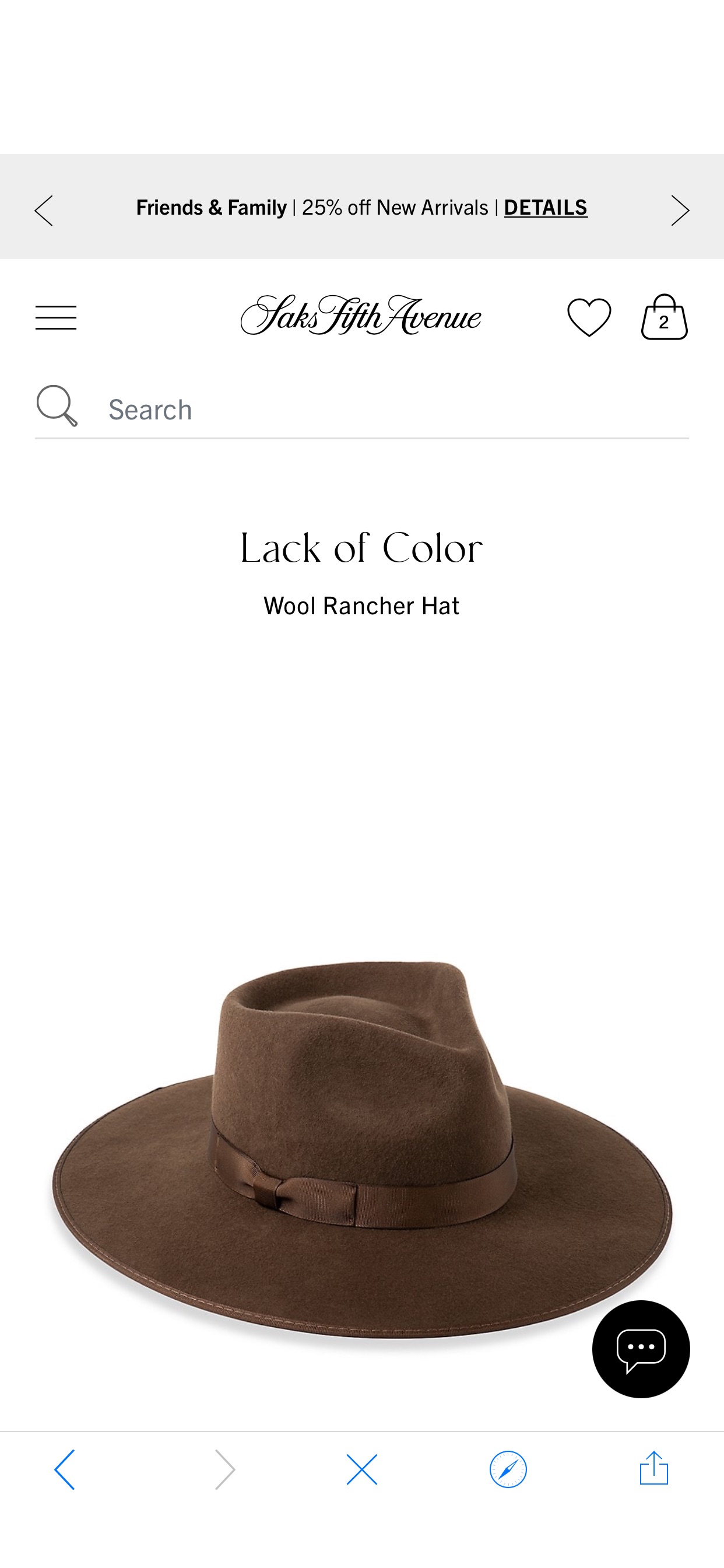 Shop Lack of Color Wool Rancher Hat | Saks Fifth Avenue