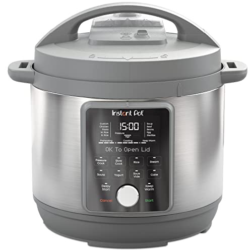 Amazon.com: Instant Pot Duo Plus, 6-Quart Whisper Quiet 9-in-1 Electric Pressure Cooker, Slow Rice Steamer, Sauté, Yogurt Maker, Warmer & Sterilizer, Free App with 800+ Recipes, Stainless Steel : Home