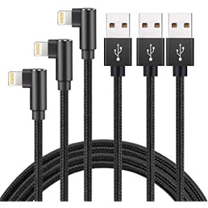 Hi-Mobiler MFi Certified 3-Pack 6FT Nylon Braided Cable