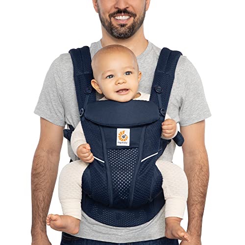 Amazon.com: Ergobaby All Carry Positions Breathable Mesh Baby Carrier with Enhanced Lumbar Support & Airflow (7-45 Lb), Omni Breeze, Midnight Blue : Everything Else