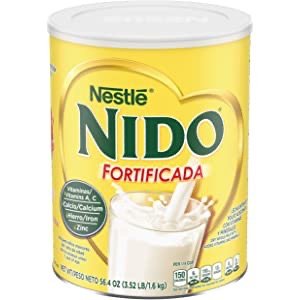 NESTLE NIDO Fortificada Dry Milk 56.4 Ounce Canister