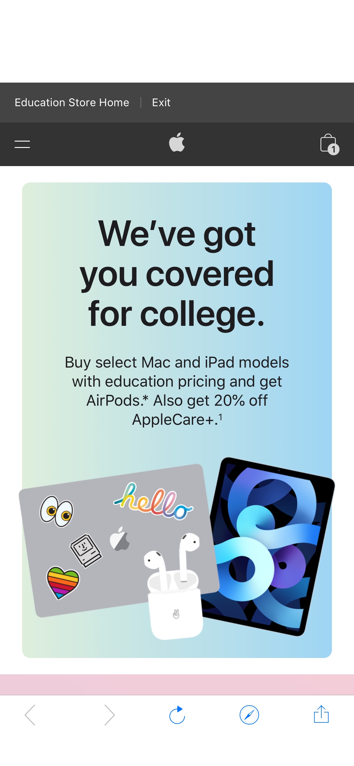 Back to School - Student Discounts - Education - Apple

买Apple 指定产品送airbuds