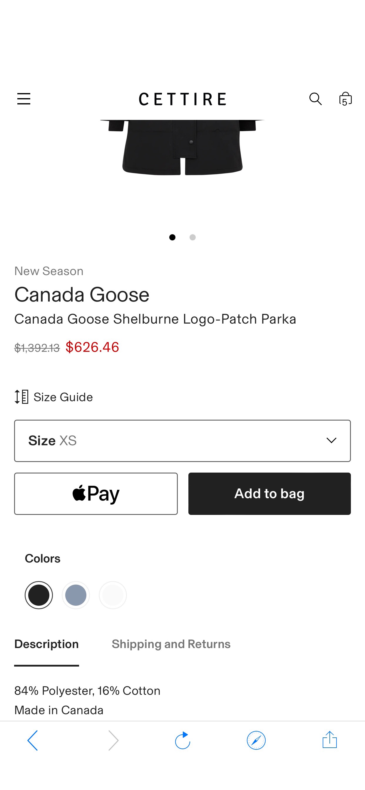 Canada Goose Shelburne Logo-Patch Parka – Cettire