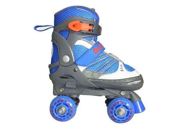 儿童可调式溜冰鞋 附赠护膝护腕套装