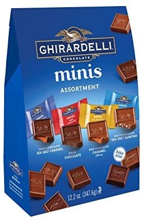 Ghirardelli 什锦巧克力块分享装 12.2oz 四种口味混合