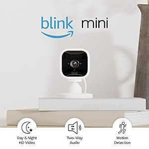 Blink Mini Compact indoor plug-in smart security camera