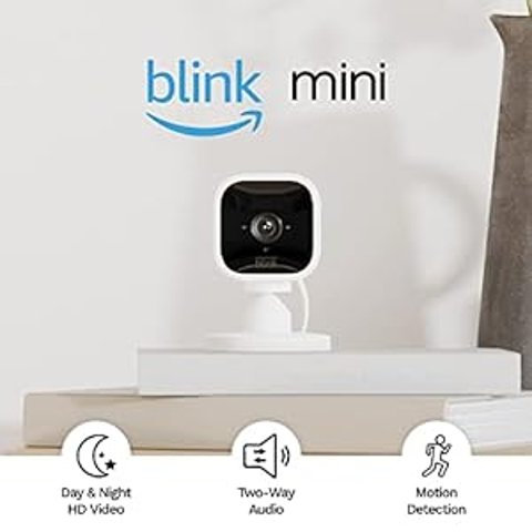 Mini 1080p 紧凑型室内安防摄像头