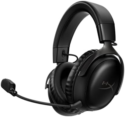 Amazon.com: HyperX Cloud III Wireless – Gaming Headset for PC, PS5, PS4, up to 120-hour Battery, 2.4GHz Wireless, DTS Spatial Audio, 53mm Angled Drivers, Memory Foam, 