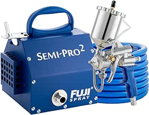 Fuji Spray 2203G Semi-PRO 2-Gravity HVLP Spray System, Blue - Power Paint Sprayers -