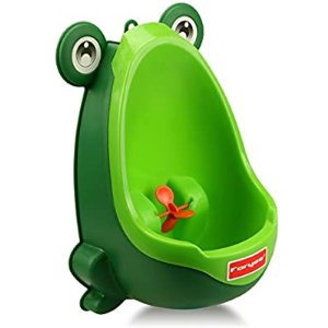 Amazon.com : Foryee Cute Frog Potty Training Urinal for Boys with Funny Aiming Target - Blackish Green : Baby