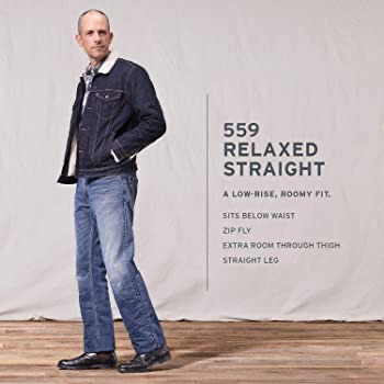 Levi’s男士牛仔裤 Amazon.com: Levi's Men's 559 Relaxed Straight Jean, Octa Gone, 34W X 32L : Clothing, Shoes & Jewelry