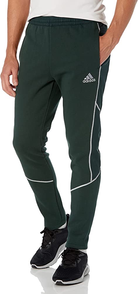 Amazon.com: adidas Men's Essentials Brandlove Fleece Pants, Trace Grey/Black, X-Large : Clothing, Shoes & Jewelry