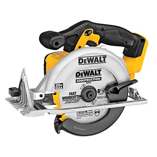 DEWALT 20V MAX Circular Saw, 6-1/2-Inch Blade, 460 MWO Engine, 0-50 Degree Bevel Capability, Bare Tool Only (DCS391B) - Power Circular Saws - Amazon.com