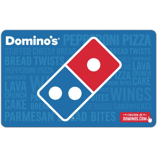 Domino's $25礼卡 4张 (总值$100)