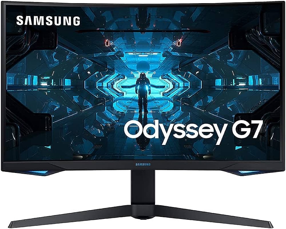 Amazon.com: SAMSUNG 32” Odyssey G7 Series WQHD (2560x1440) Curved Gaming Monitor, 240Hz, 1ms, HDMI, G-Sync, FreeSync Premium Pro, LC32G75TQSNXZA : Electronics