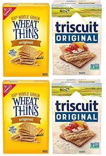 Wheat Thins和Triscuit 混合小麦饼干 4盒装