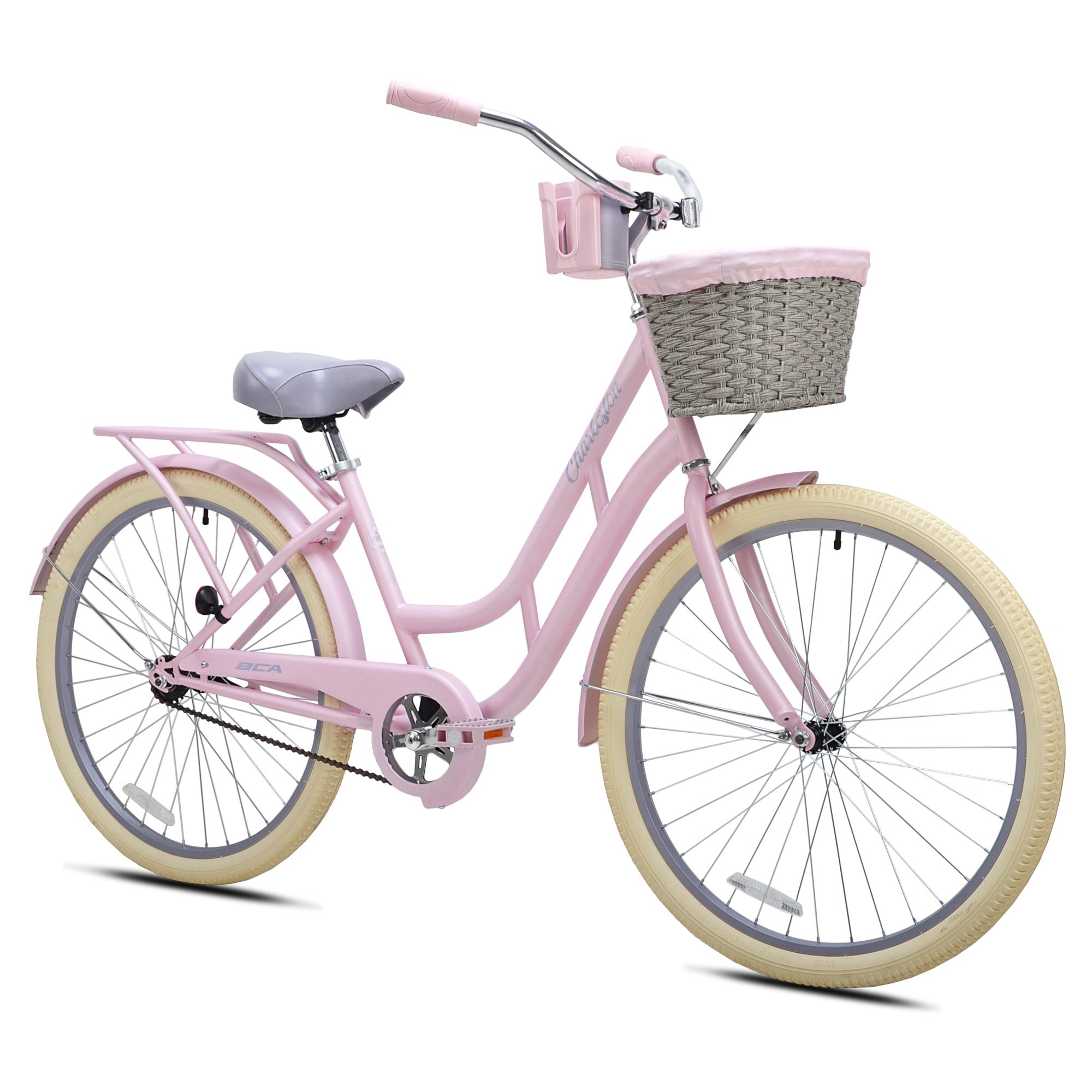 26" Ladies' BCA Charleston Cruiser Bike, Pink 粉色梦幻脚踏车 - Walmart.com