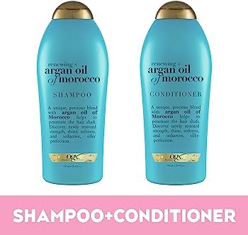 Amazon.com: OGX Renewing + Argan Oil of Morocco Shampoo & Conditioner, 25.4 Fl Oz 2 count (Pack of 1) : Everything Else