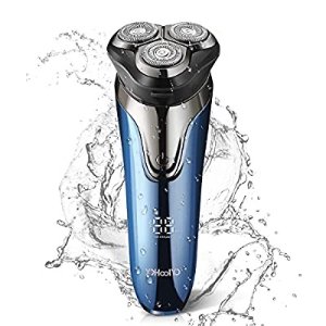 YOHOOLYO Electric Razor for Men Shavers for Men Rotary Shaver Razor Wet and Dry with Pop-Up Trimmer