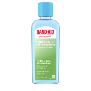Band Aid Brand First Aid Hurt-Free Antiseptic Wash Treatment, 6 fl. oz