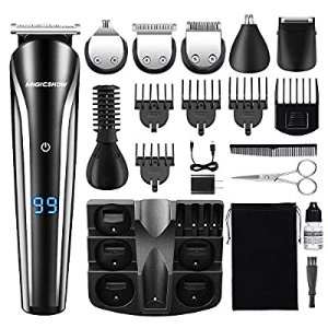 MIGICSHOW Beard Trimmer for Men, MIGICSHOW Hair Clippers Grooming Kit