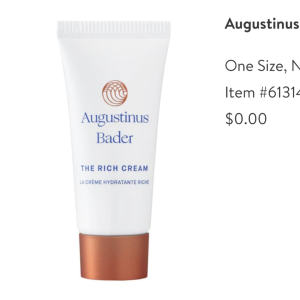 送augustinus bader面霜中样 Nordstrom购任意美妆送AB蓝面霜7毫升