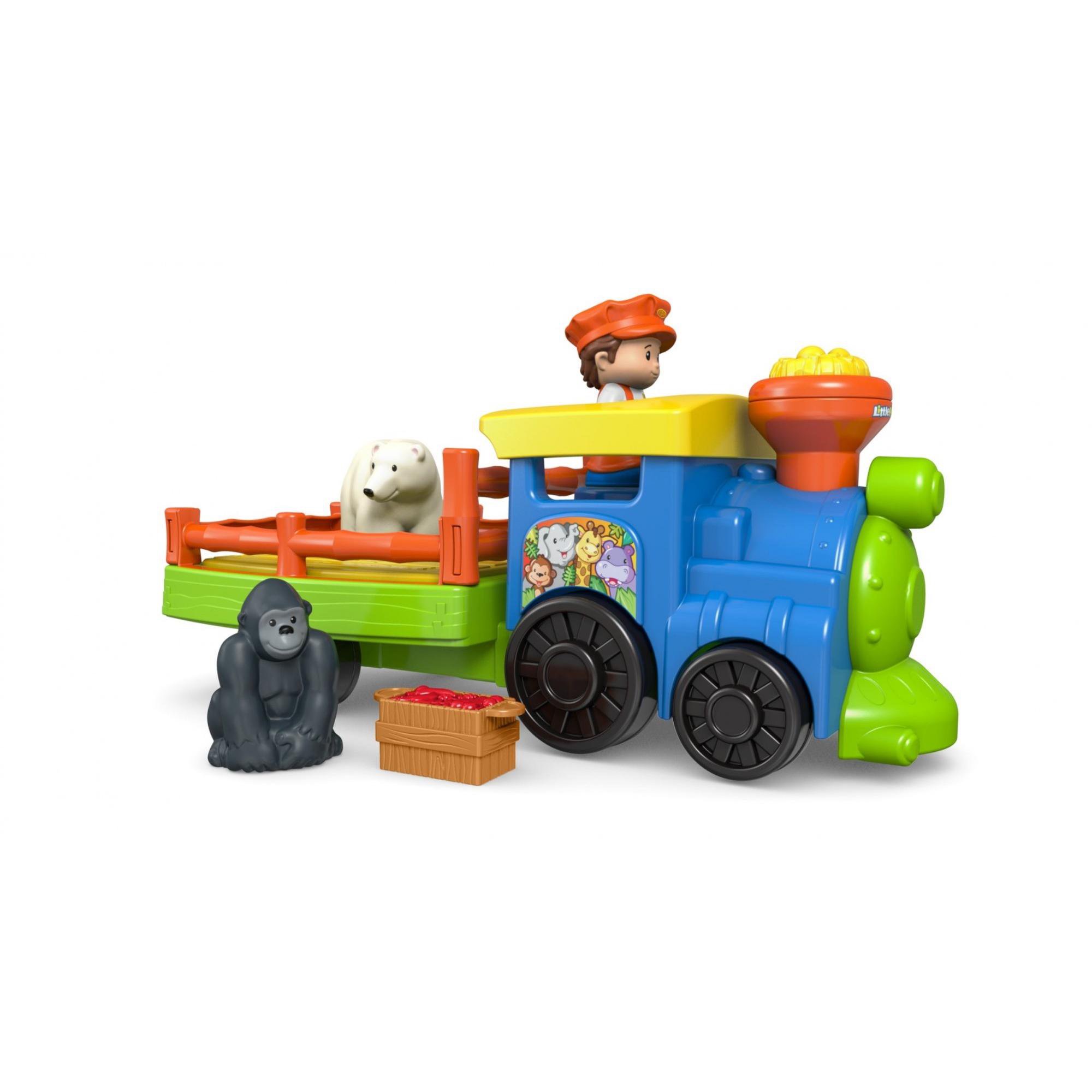 Fisher-Price Little People 动物火车玩具