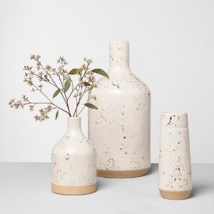 Jug Vase Speckled - White - Hearth & Hand with Magnolia : Target