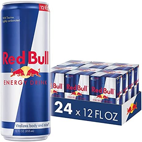 Amazon.com : Red Bull Energy Drink, 12 Fl Oz, 24 Cans (6 Packs of 4) : Grocery &amp; Gourmet Food
