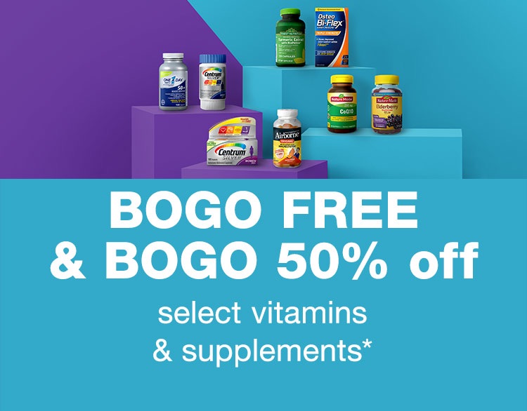 Vitamins and Supplements - Weekly Deals | Walgreens保健藥品買一送一