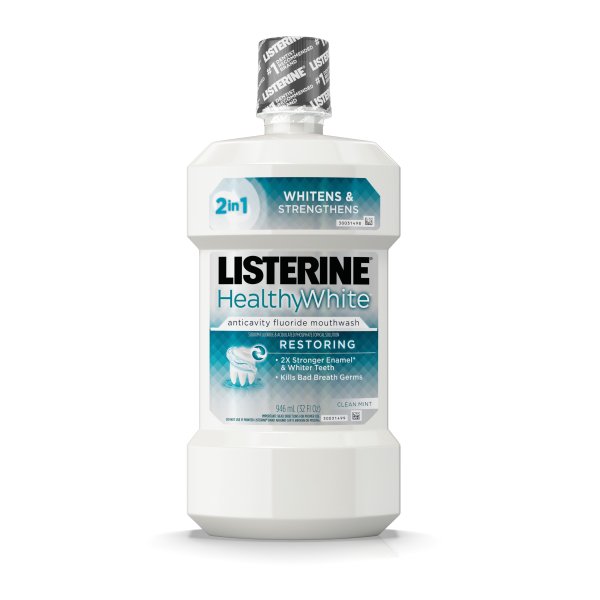Listerine 健康牙齿美白含氟漱口水 946ml