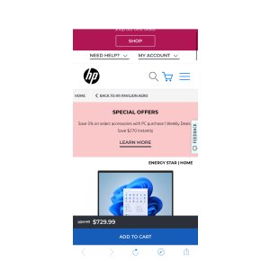 $693 HP Pavilion Aero Laptop 13-be0097nr| HP® Official Store.为