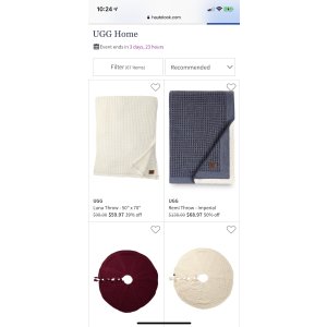 低至3.4折 Hautelook网站UGG Home促销
