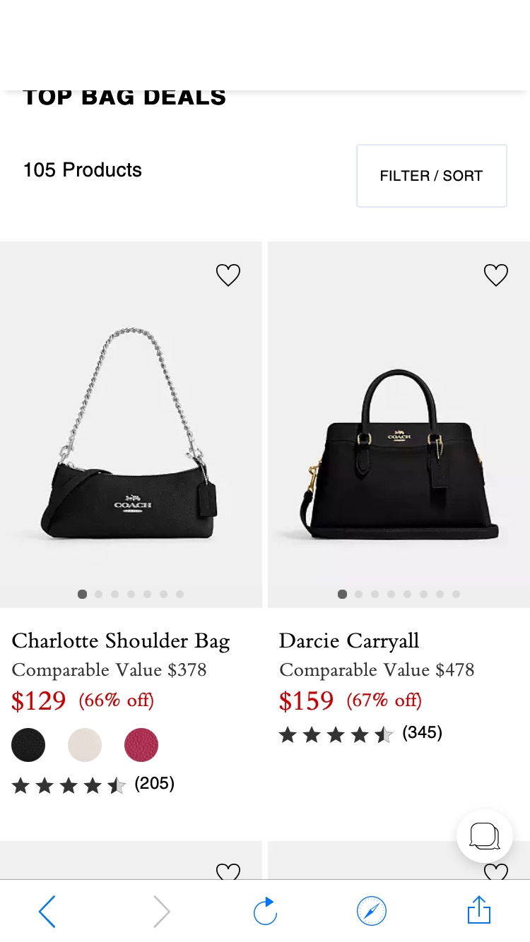 Top Bag Deals | COACH® Outlet 最新降价