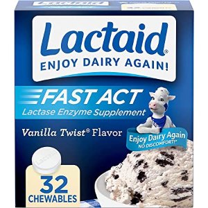 Lactaid 乳糖酶酵素 32粒 香草口味