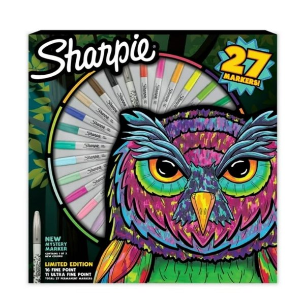 Sharpie Permanent Marker Pack 27 Count