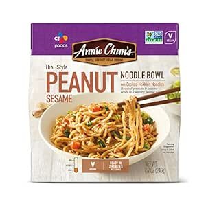 - Noodle Bowl, Thai-Style Peanut Sesame Flavor 8.7 Oz (Pack of 6)