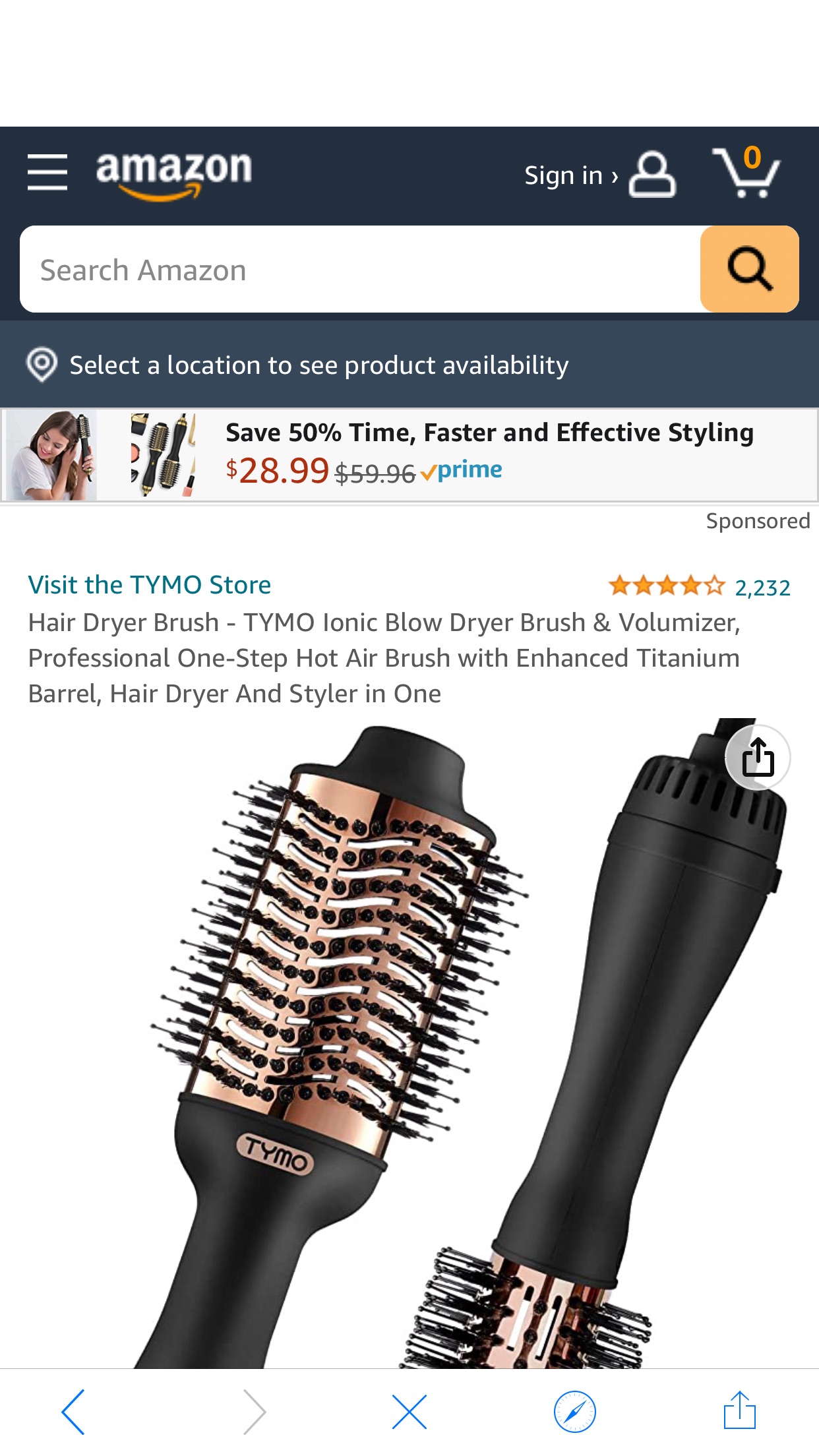 Amazon.com : Hair Dryer Brush - TYMO Ionic Blow Dryer Brush & Volumizer, Professional One-Step Hot Air Brus in One : Beauty & Personal Care卷发棒