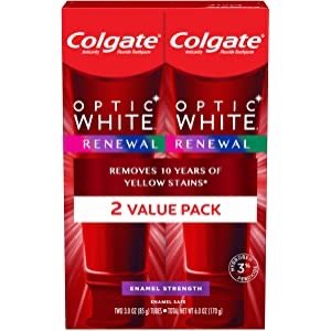 Colgate高露洁 含氟、过氧化氢强效美白牙膏 3oz 2支