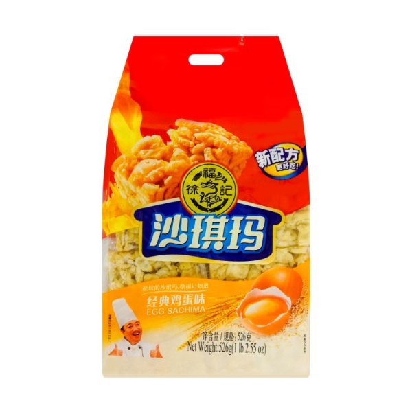台湾徐福记 沙琪玛 松软系列 鸡蛋味 16块入 526g - 亚米网