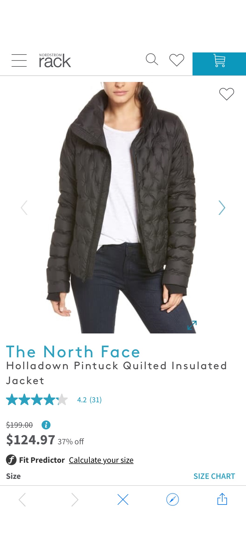 The North Face 轻便羽绒服| Holladown Pintuck Quilted Insulated Jacket | Nordstrom Rack