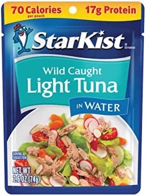 StarKist 吞拿鱼罐头袋装2.6oz 12袋