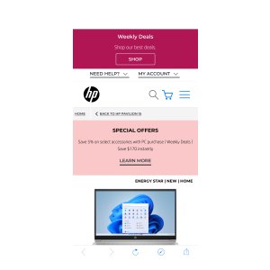 $646 HP Pavilion Laptop 15-eh2097nr| HP® Official Store.为
