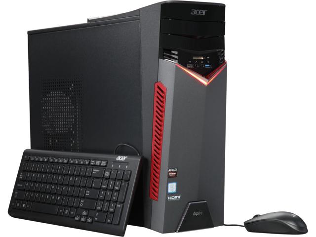 Acer Desktop Computer Aspire GX-785-UR17 Intel Core i7 7th Gen 7700 &#40;3.60 GHz&#41; 8 GB DDR4 1 TB HDD AMD Radeon RX 480 Windows 10 Home 64-Bit - Newegg.com