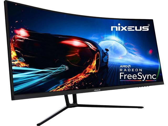 Nixeus EDG 34&quot; Ultrawide 3440 x 1440 AMD Radeon FreeSync Premium Certified 144Hz 1500显示器